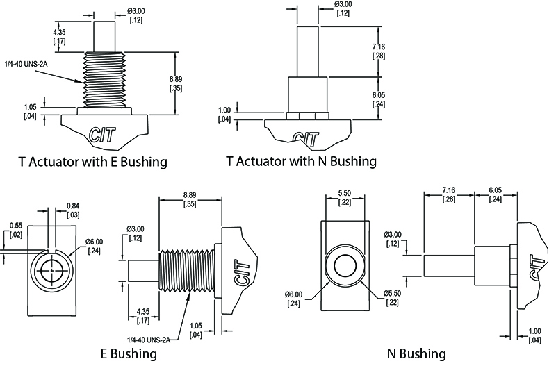 Panel Mount Momentary Switch 